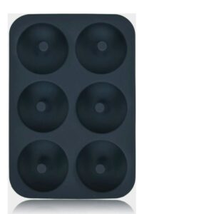 Silicone Donut Mould Black