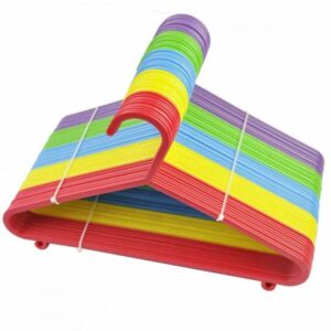 Multicolour Plastic Clothes Hangers