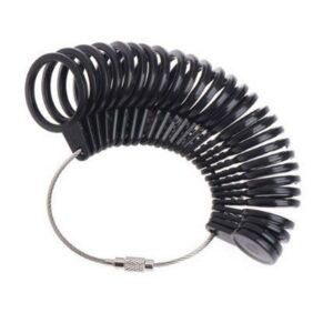 Black UK Ring Sizer