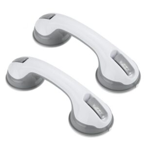 2 Suction Grab Handles in a Set for Bath Shower Safety