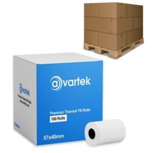 57mm x 40mm Credit Card Rolls (210 Boxes) - 1 Pallet