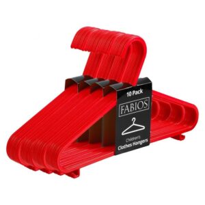 Red Plastic Clothes Hangers