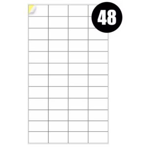 A4 Label Sheets 48 Label