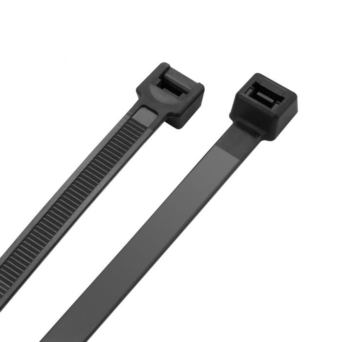 Strong Black Nylon Cable Tie Wraps, 430 x 9.0 mm, 100 pieces - Image 3