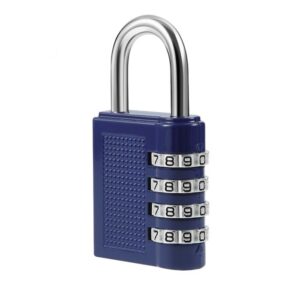 Combination Combi Resettable Padlock Blue