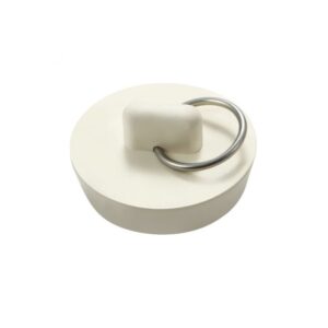 Plastic Sink Bath Plug White