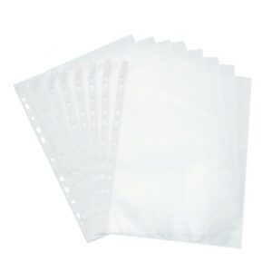 5x A4 Plastic Wallets