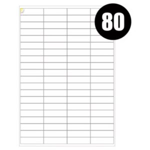 A4 Label Sheets 80 Label