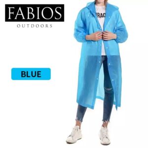 Blue Poncho Raincoat