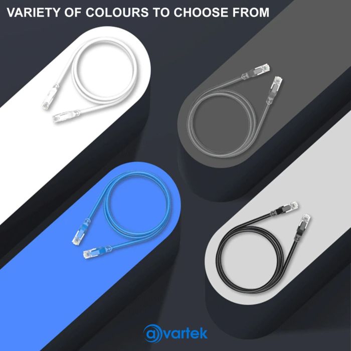 White 15-meter CAT5 Network LAN Cable Ethernet Patch Lead RJ45 - Image 4