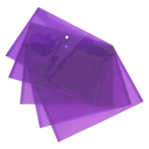 A4 Document Wallets Purple