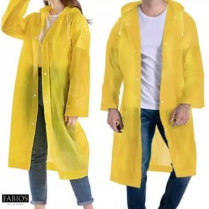 Waterproof Yellow Poncho Raincoat for Men / Women