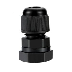 M8 IP68 Nylon Cable Gland 2–4.8mm with Locknut