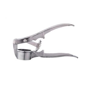 4 IN 1 Stainless Steel Heavy-Duty Garlic Press Crusher for Home Kitchens