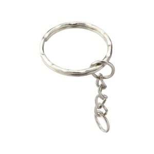 Split rings, 100 silver keyring blanks, tone keys, open key chains, and four link tags
