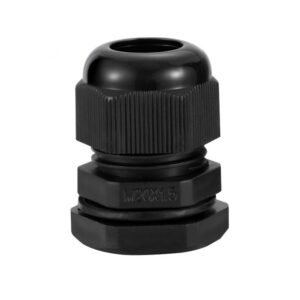 M20 IP68 Nylon Cable Gland 6–12mm with Locknut