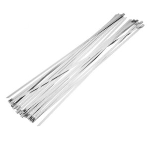 Stainless Steel Silver Cable Ties 4.6mm x 800mm (100)