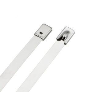 Stainless Steel Silver Cable Ties 7.9mm x 800mm (100)