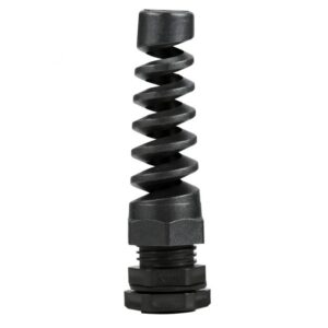 5–10 mm Black AVARTEK IP68 PG11 Nylon Spiral Cable Gland