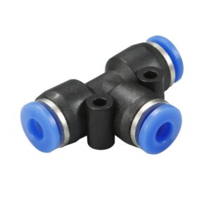 Pneumatic Connector with a 4mm T Piece Push in