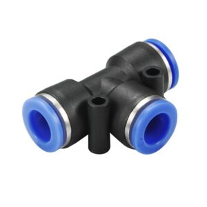 Pneumatic Connector with 10mm T Piece Push in