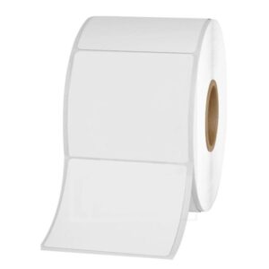 EPOS & POS Compatible 4x4" 102 x 102mm White Direct Thermal 500 Labels Per Roll