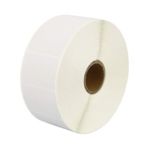 2,500 rolls of 38 x 25 mm thermal transfer labels that are compatible with POS and EPOS